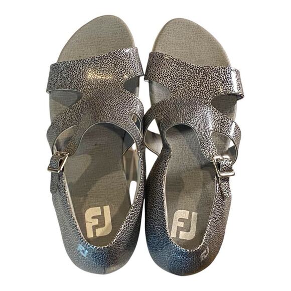 FootJoy Naples Collection‎ Spikeless Golf Sandals Womens 11 Gray Golfing Summer - Picture 5 of 12